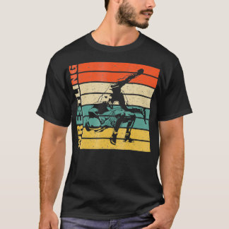 Coola som brottar för manar födelsedagspressar t shirt