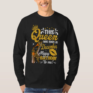 Coola som drottningen föddes i december t shirt