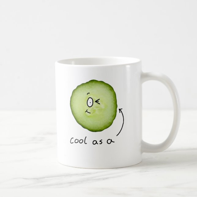 coola som en gurkamugg kaffemugg (Höger)