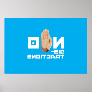 COOLA som går att läsa genom spegel Poster