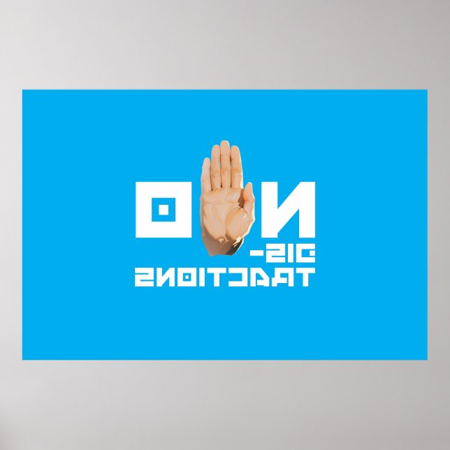 COOLA som går att läsa genom spegel Poster (Framsidan)