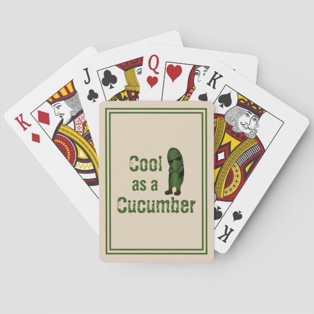 Coola som gurka casinokort (Baksidan)