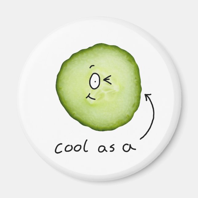 coola som gurkmagnet magnet (Framsidan)