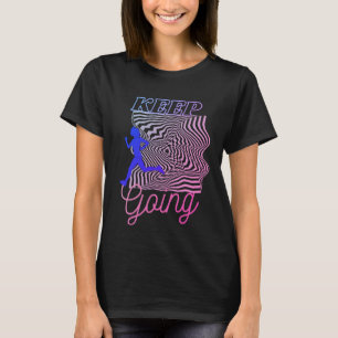 Coola som kör Lila Black Motivational T Shirt
