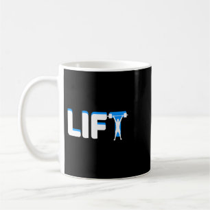 Coola som säger vikt Lyftande dumbbell Fitness Tra Kaffemugg