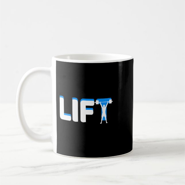 Coola som säger vikt Lyftande dumbbell Fitness Tra Kaffemugg (Vänster)