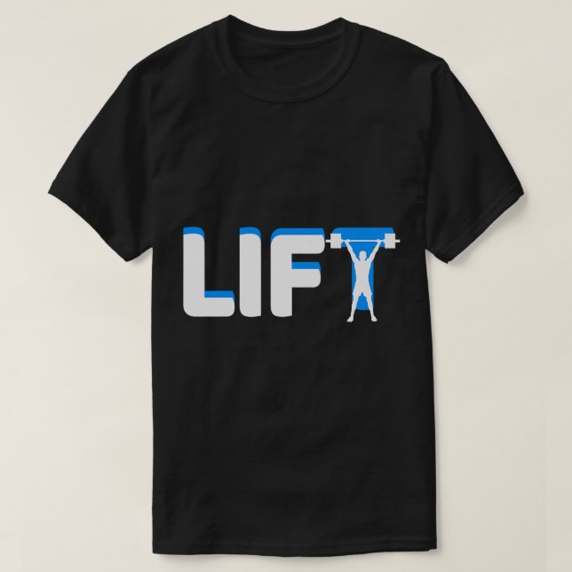 Coola som säger vikt Lyftande dumbbell Fitness Tra T Shirt (Design framsida)