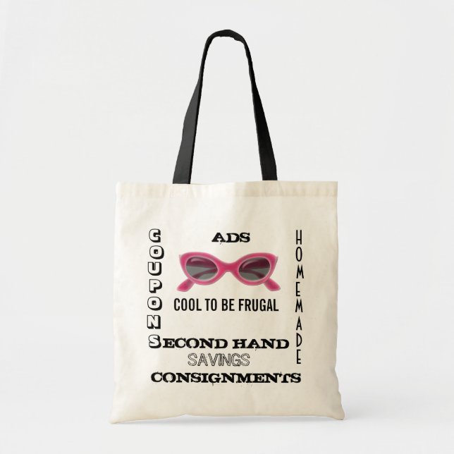 COOLA SOM SKALL VARA FRUGAL BAG TYGKASSE (Framsidan)