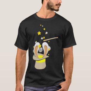 Coola som slår ut en kanin ur Hat Magicians gif T Shirt