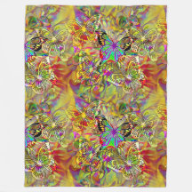 Coola Sömlös Mönster - Butterflies 1