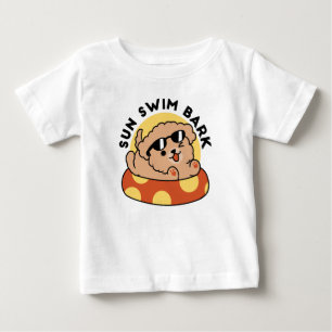 Coola Sommar Hund Flytande - Cute Puppy Bassäng Pa T Shirt