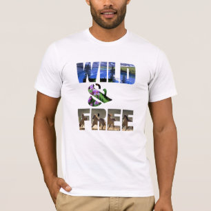 Coola Sommar-Vild och gratis utskrift Ts - Trendig T Shirt