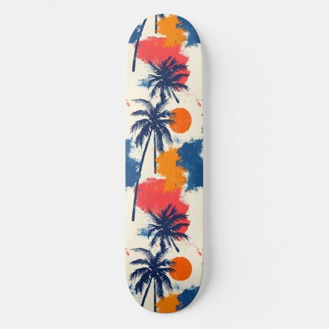 Coola Sommarbäckenet Handflatan Designade skateboa Mini Skateboard Bräda 18,5 Cm (Framsida)