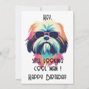 Coola Sommarkort Tzu Lycklig B-day Tack Kort