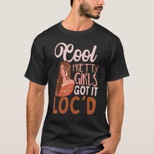 Coola Söt Girls Har Tt Loc'd Dreadlock Girl T Shirt