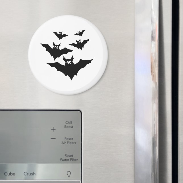 Coola söt Halloween fladdermus magnet (In Situ (Fridge))