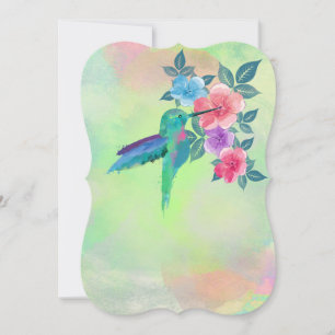 Coola, söt, pulserande vattenfärger, blommigt av h