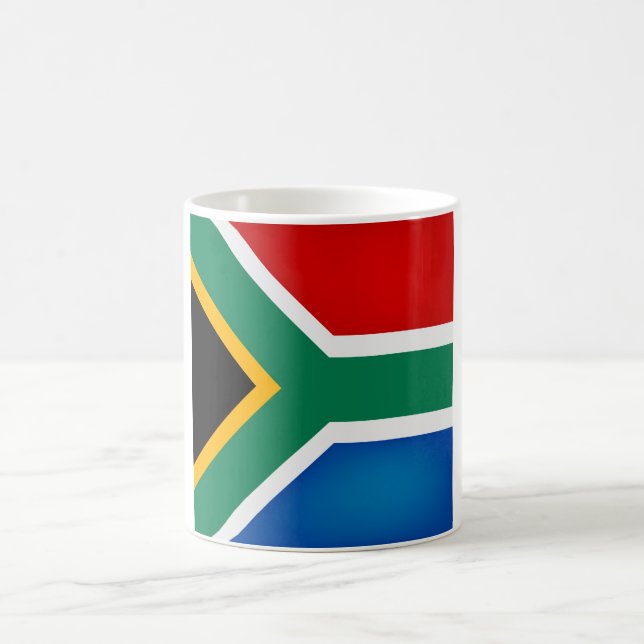 Coola South Afrika Flagga Kaffemugg (Center)