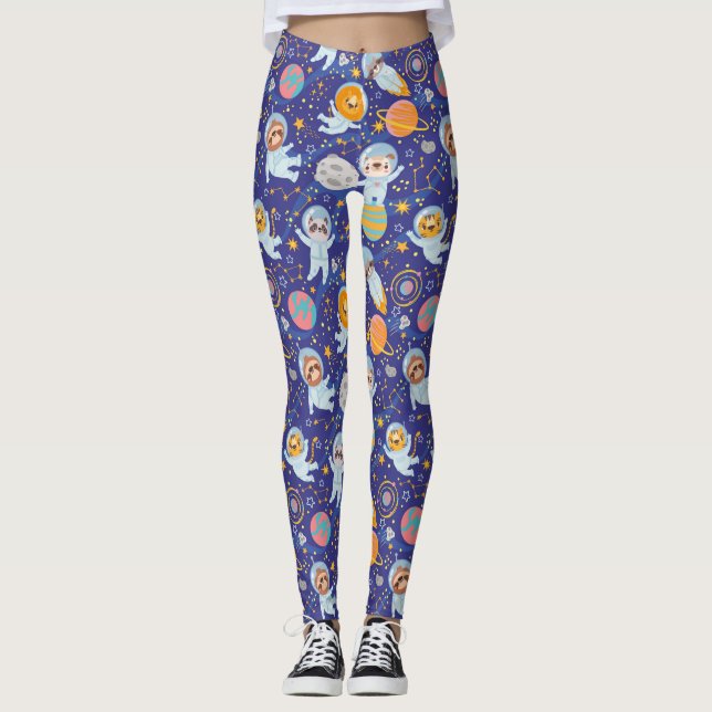 Coola Space Animals Leggings (Framsida)