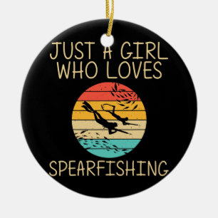 Coola Spearfish for Girls Kids Ocean Diving Julgransprydnad Keramik