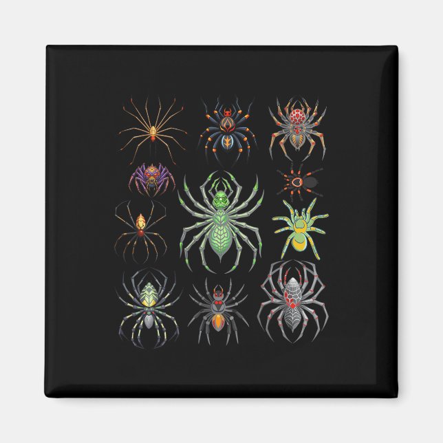 Coola Spider För manar kvinnor Tarantula Arachnid  Magnet (Framsidan)