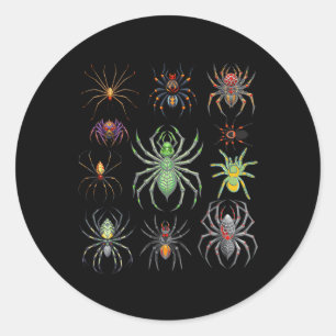 Coola Spider För manar kvinnor Tarantula Arachnid  Runt Klistermärke