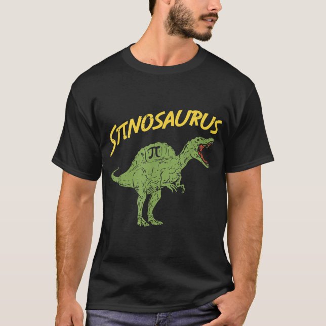 Coola Spinosaurus Pi Day Shirt Dinosaur Math Teach T (Framsida)