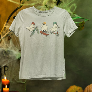 Coola spöken skateboardcykling t shirt