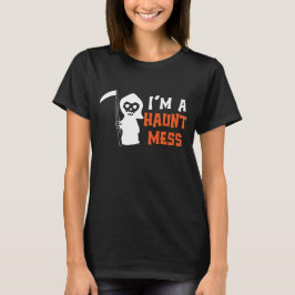 Coola Spooky Girly Halloween Typografi T Shirt