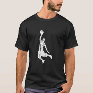 Coola Sports Älskare Basketball Player Dunk Team C T Shirt