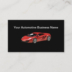 Coola Sports Car Automotive Visitkort