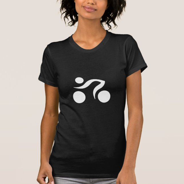 Coola Sports design, Triathlon, cykling, formel 1 Tee Shirt (Framsida)