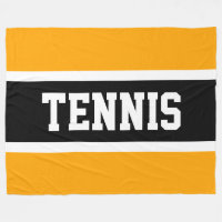 Coola Sporty Bold Gult Black TENNIS Brev Text