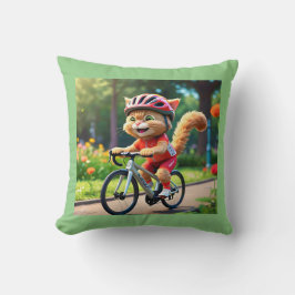 Coola Sporty Cat på Cycle Kudde