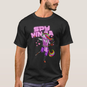 Coola Spy Gaming Ninjas Gamer Unicorn Ninja Boy Gi T Shirt