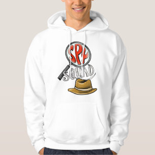 Coola Spy Squad Kids Funny Secret Agent Group C Hoodie