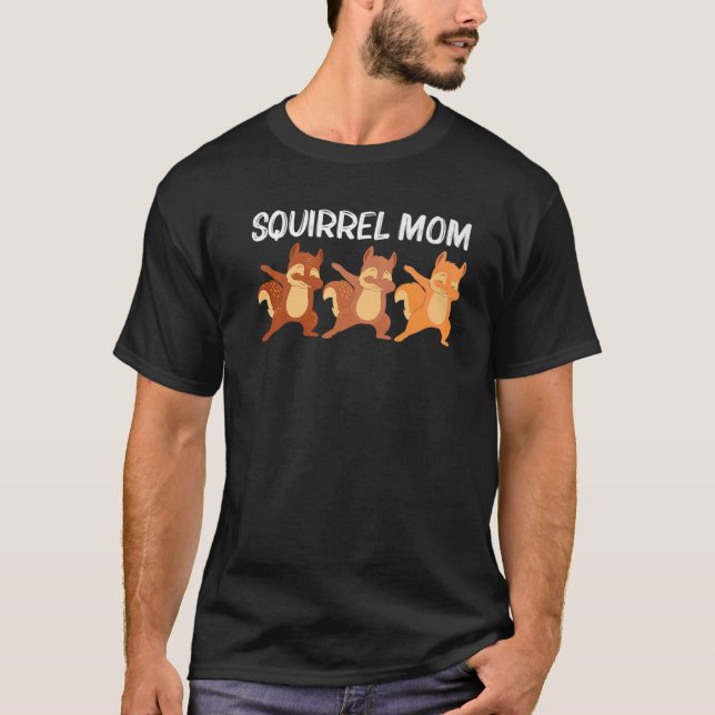 Coola Squirrel Art for Mamma Mamma Chipmunk Prairi T Shirt (Framsida)