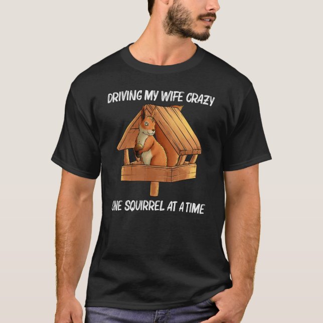 Coola Squirrel För manar Pappa Chipmunk Zookeeper  T Shirt (Framsida)