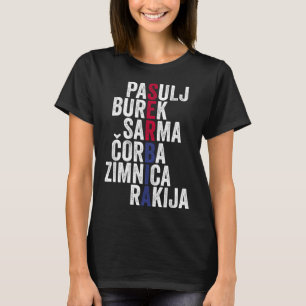 Coola Srbija Serbian Favorite Mat Serbien Serbien T Shirt