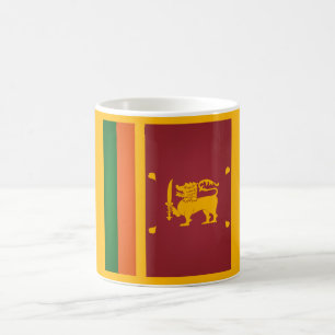 Coola Sri Lanka Flagga Kaffemugg