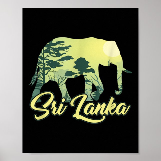 Coola Sri Lankan Beach Tropical Island Summer Vaca Poster (Framsidan)