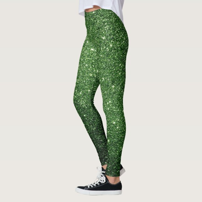 Coola St patrick's day tur i den irländska Grönten Leggings (Vänster)