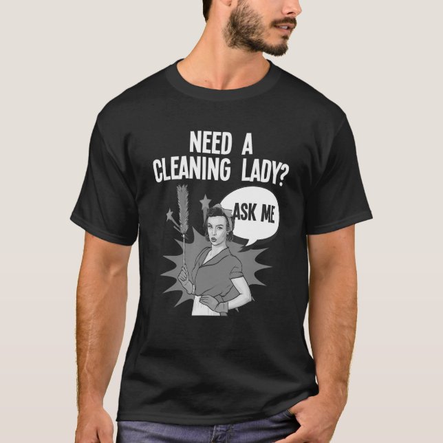 Coola Städning Dam för kvinnoflickornas hemstad Se T Shirt (Framsida)