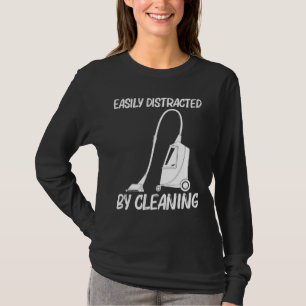 Coola Städning För manar kvinnor Renare Verktyg T Shirt