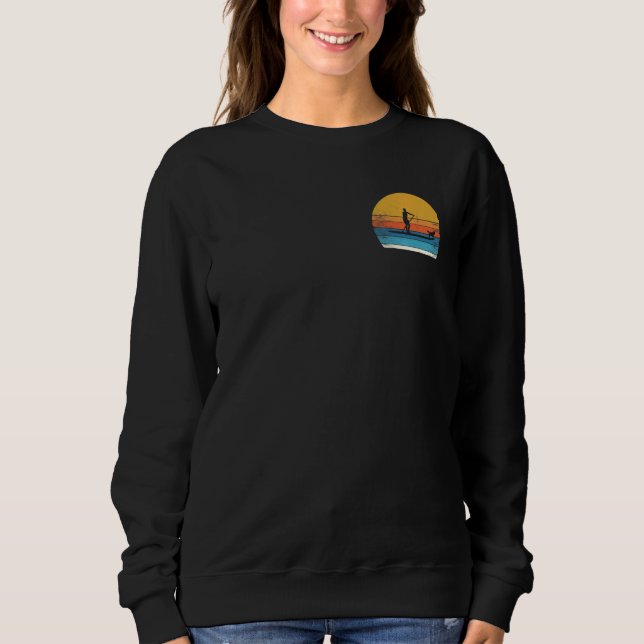 Coola Ställa upp Hund för häftplåster T Shirt (Framsida)