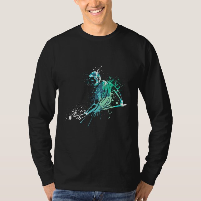Coola stänk 8-boll-miljardspelare bassäng t shirt (Framsida)