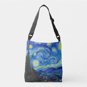 Coola Starry Night Vincent Van Gogh-målning Axelväska