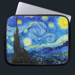 Coola Starry Night Vincent Van Gogh-målning Laptop Sleeve<br><div class="desc">Starry Night av Vincent Van Gogh-coolan bra från det gamla mästerverket i konst visade på imponerande smärta och målade upp en mättad färg,  vacker,  högupplösande,  högupplöst liggande landskapskonst efter dekorationen</div>