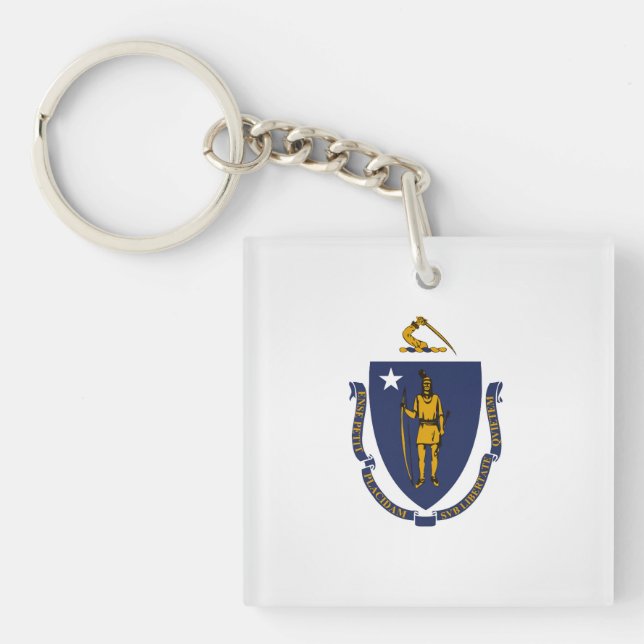 Coola State of Massachusetts Flagga (Framsidan)