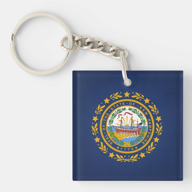 Coola State of New Hampshire Flagga (Framsidan)